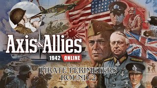 AxisampAllies 1942 Online Pirate Perimeters Round 2 [upl. by Ahrat836]