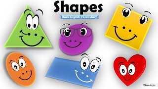 Shapes Name  Learn Shapes Name in English  Different Shapes Name Basic English LearningUnit  06 [upl. by Syst]