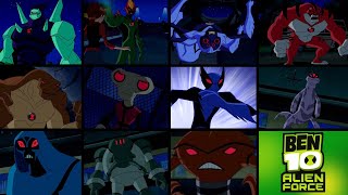 EVERY ALBEDO TRANSFORMATIONS IN ALIEN FORCEULTIMATE ALIEN  BEN 10 [upl. by Nrubyar]