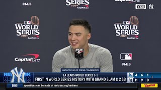 Anthony Volpe on his historic grand slam in Game 4 [upl. by Gibbon]