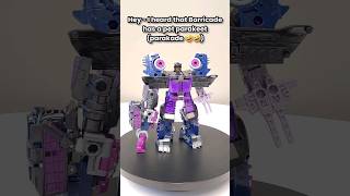 Transformers WFC Siege Barricade and Legacy Evolution Axlegrease engage in the fusion dance [upl. by Wilfred]