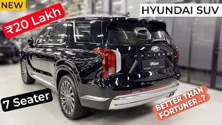 Hyundai New AWD 7 Seater SUV Launched  ₹20 Lakh  Fortuner Killer  2024 PALISADE [upl. by Critchfield299]