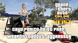 GTA Online Heist Weapon Loadout Aggressor Cayo Perico Heist DLC [upl. by Conlan]