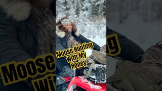 Alaska moose Hunting with my Honey indigenous moose hunting alaska alaskalife wildlife [upl. by Eelarbed]