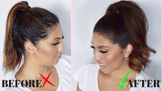 How To INSTANTLY Make Your Ponytail Look Better [upl. by Nosmas]