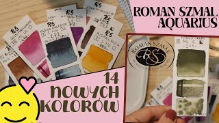 ✿ 14 NOWYCH KOLORÓW ROMAN SZMAL  AQUARIUS NEW COLORS 2024 [upl. by Khan882]