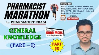 PHARMACIST EXAM MARATHON CLASS 50 Non pharma 21762225 General knowledge I [upl. by Hadeis]