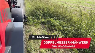 Schäffer DoppelmesserMähwerk  Doubleblade mower [upl. by Ennoryt]