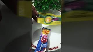 😛😋😛🤪Chupa Chups 🍭Lollipop and 🍉Soft Tubes 🥤Cola Flavour shorts viralvideo [upl. by Aimat]