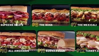 Subway Commercial 2023  USA • This Weeks Deal [upl. by Rolfston]