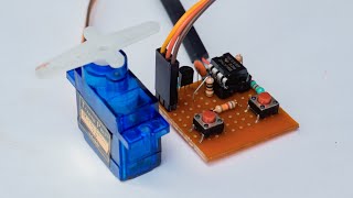 Servo motor controller using 555 IC  Servo tester  Servo controller without Arduino [upl. by Carney967]