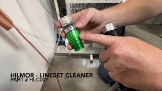 A walkthrough on how to use the hilmor Lineset Cleaner  every HVAC tech needs one of these [upl. by Nidraj]