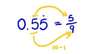 Convert Any Decimal to a Fractions  easy math lesson [upl. by Ardnasyl]