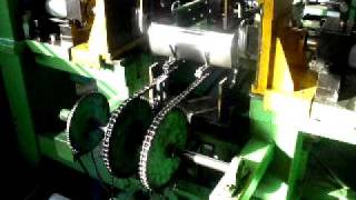 Muffler LockSeaming MachineHanwooAVI [upl. by Ayekahs]