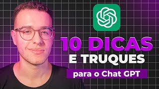 10 dicas do ChatGPT para iniciantes em 2024 Tornese um PRO [upl. by Lipps]