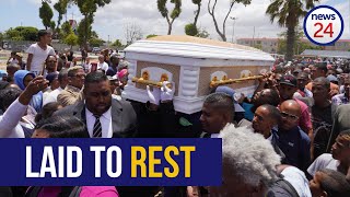 WATCH  ‘He had a good heart’  family and friends pay tribute to ex gang leader Rashied Staggie [upl. by Alekat]