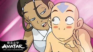 Katara and Aangs Most Romantic Moments 🥰  Avatar The Last Airbender [upl. by Weston]