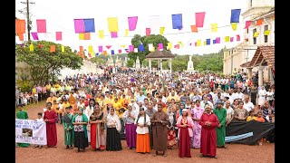 Somudayanchea Ekvottachi Saanz 2024 at St Thomas Church Aldona Biblical Parade by the Somudais [upl. by Ozneral116]