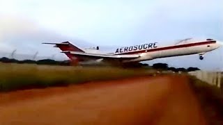 Cargo Plane Takes Off Too Late [upl. by Kcirederf]