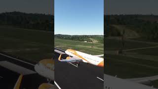 Typical easyJet landing easyjet microsoftflightsimulator2020 simulator airliner aviation [upl. by Swart]