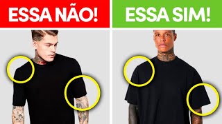 CAMISETA OVERSIZED MASCULINA O QUE É Como Identificar esse Tipo de Camiseta [upl. by Selemas]