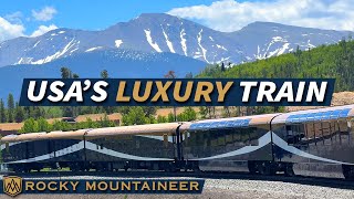 2 DAYS on the USAs LUXURY Train THE ROCKY MOUNTAINEER [upl. by Latini]