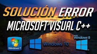 Solución al Error Microsoft Visual C Runtime Library en Windows 107811  2024 [upl. by Osbourn]