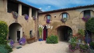 Organic Winery in Siena Tuscany  by Drone [upl. by Bathilda]