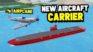 AIRCRAFT CARRIER in Roblox Shipping Lanes [upl. by Novehc]