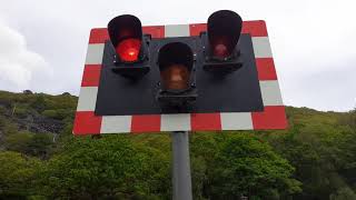 Gilfach Ddu Level Crossing  Gwynedd [upl. by Viddah875]