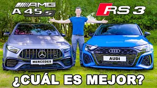 Audi RS3 vs MercedesAMG A45 S ¿Cuál es mejor [upl. by Belmonte]