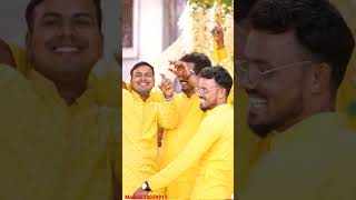 haldi songs for groom side in hindi haldiceremony haldi wedding preweddingphotography [upl. by Nibbs390]