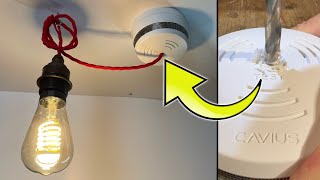 We Drilled a Hole in this Cavius Smoke Alarm Find Out Why [upl. by Assylem]