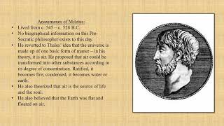 Philosophy  Anaximenes of Miletus [upl. by Ahtekal]