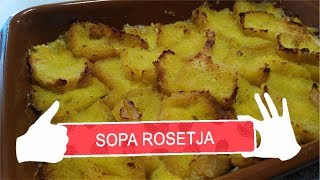 SOPA ROSETJA receta antigua de la abuela Inés [upl. by Etiuqram599]