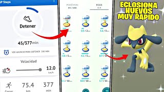 TRUCO PARA ECLOSIONAR HUEVOS SIN CAMINAR amp MUY RAPIDO  POKEMON GO [upl. by Ocirne]