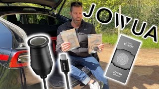 TEST ACCESSOIRE jowualife 🏷️ Adaptateur USBC vers allumecigare JOWUA universel  AirPods Tesla [upl. by Mattah]