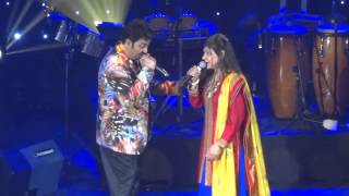 Kumar Sanu amp Alka Yagnik LIVE in London 2014  Part 20 of 23  Tujhe Dekha To Ye Jaana Sanam  DDLJ [upl. by Kolnos]