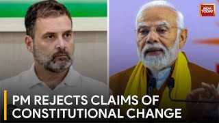 BJP Vs Congress PM Modi Denies Constitutional Change Claims  Lok Sabha Election 2024 [upl. by Dolhenty]