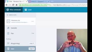 Lage en webside i Wordpress [upl. by Abbott]