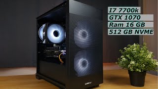 GTX 1070  i7 7700K  NVME 512 GB  RAM 16 GB [upl. by Dnomar]