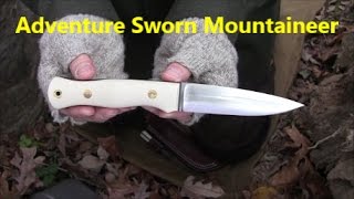 Adventure Sworn Mountaineer  Hot Tea and a New Bushcraft Knife [upl. by Braswell675]