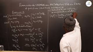 Exercices  Terminale S PC Chimie  lAutoprotolyse de leau et PH dune solution aqueuse Suite 1 [upl. by Laersi252]