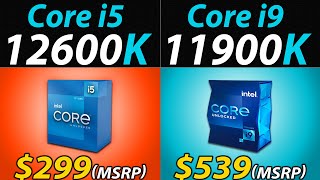 i512600K vs i911900K  How Much Performance Difference [upl. by Venetia]