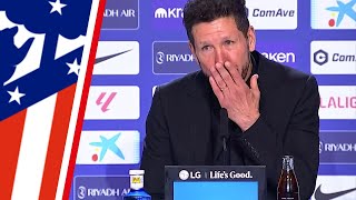 SIMEONE quot¿700 Habré cambiado pero sigo siendo noble frontal y claroquot  Rueda prensa Atlético [upl. by Charyl954]