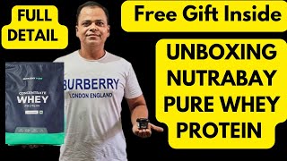 NUTRABAY PURE CONCENTRATE WHEY PROTEIN [upl. by Leiru]