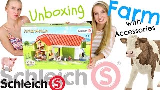 Schleich Farm with Accessories 2016 [upl. by Gnouv]