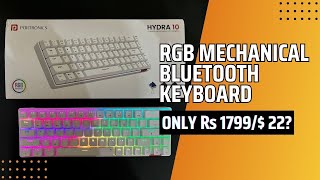 Best Budget RGB Mechanical Bluetooth Keyboard  Portronics Hydra 10 Unboxing amp Impressions [upl. by Mandi621]