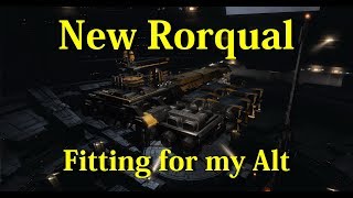 New Rorqual Fitting  EVE Online [upl. by Atinot98]