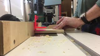 Box Lid  Cut a Rabbet on the Router Table [upl. by Claudine33]